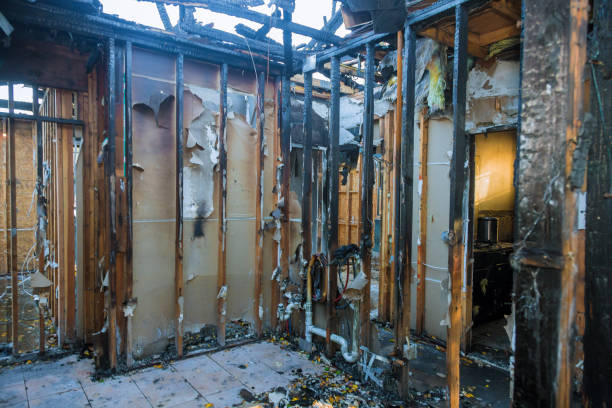 Professional Smoke Damage Removal technician working in Prague, OK